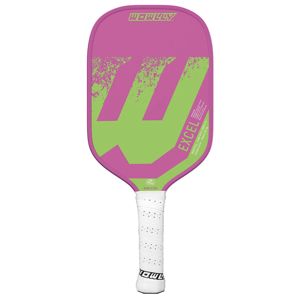 Wowlly Excel Series Pickleball Paddle (Purple & Green)