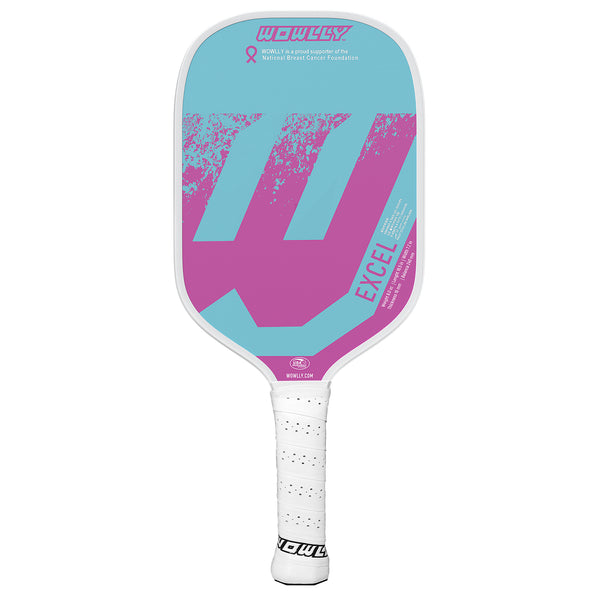 Wowlly Excel Series Pickleball Paddle (Light Blue & Pink)